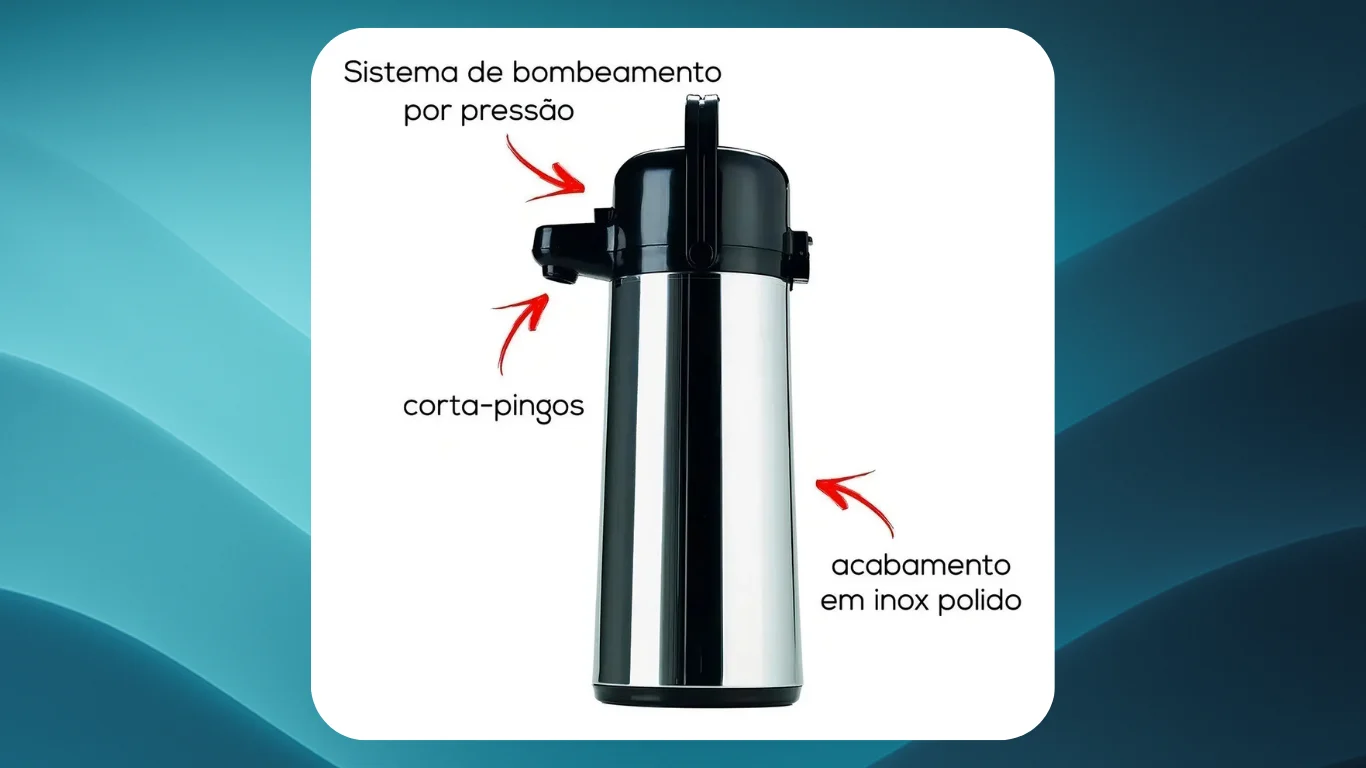 melhor garrafa térmica para café